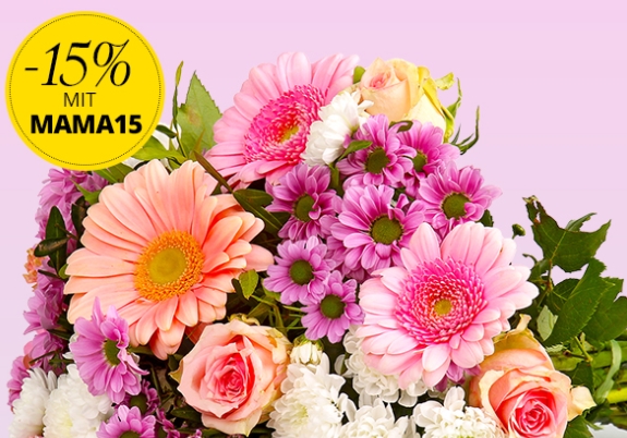 Blumeideal: Muttertags-Rabatt von 15 Prozent