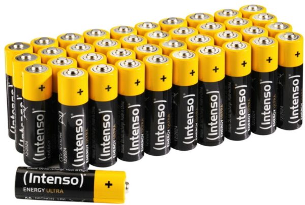 Ebay: 40er-Pack Mignon-Batterien von Intenso für 8,99 Euro frei Haus