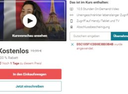 Gratis: Französischkurs inklusive Abschlussbescheinigung bei Udemy