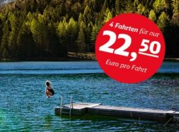 DB: Sommer-Ticket für vier Fahrten zum Gesamtpreis ab 70 Euro