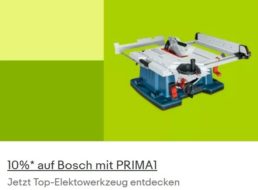 Ebay: Zehn Prozent Rabatt auf 200 Artikel von Bosch Professional