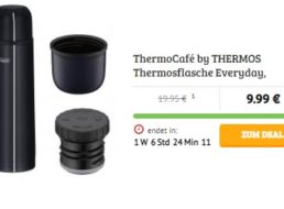 Dealclub: Thermoflasche mit Drehverschluss für 9,99 Euro frei Haus