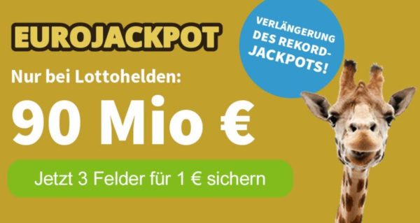 Letzte Chance: 90 Millionen im Euro-Jackpot an diesem Freitag