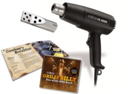 Ebay: “Steinel HL 1400” Grillanzünder mit BBQ-Buch für 17,55 Euro