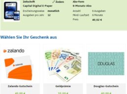 Capital: Digitalabo für 40,02 Euro mit Gutschein über 40 Euro