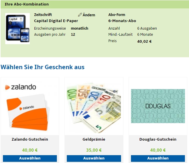 Capital: Digitalabo für 40,02 Euro mit Gutschein über 40 Euro