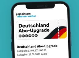 Knaller: Zwei Wochen Gratis-Nahverkehr mit “Deutschland Abo Upgrade”