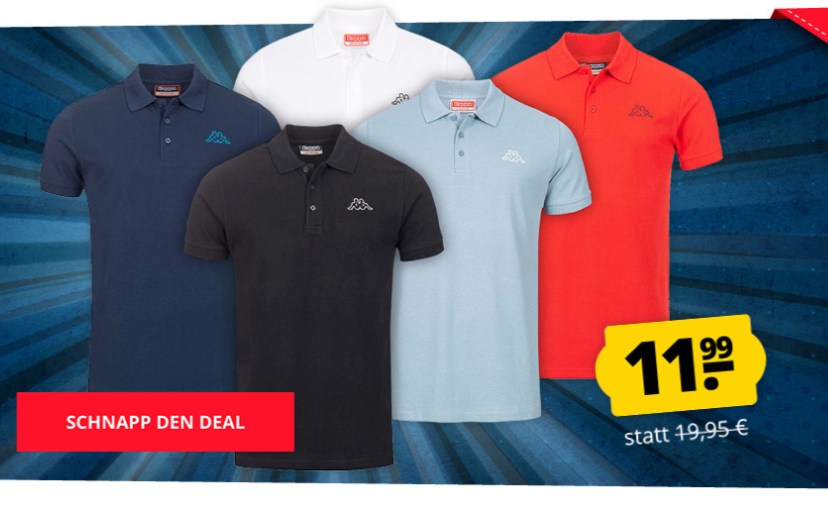Kappa: T-Shirts für 11,99 Euro bei Sportspar