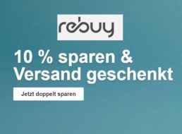 Rebuy: Gratis-Versand und 10 Prozent Rabatt bis Freitag