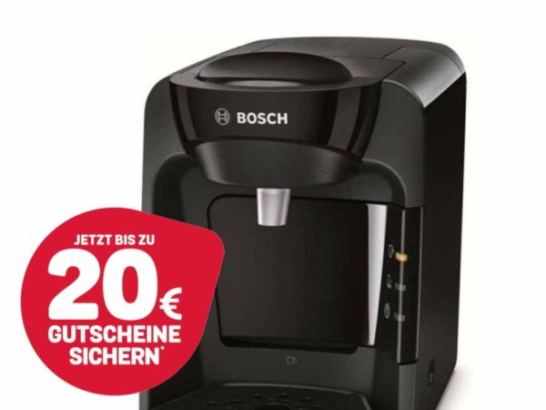 Ebay: Bosch Tassimo Suny für 32 Euro mit Gutschein über 20 Euro