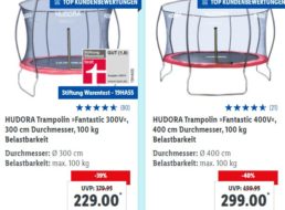 Lidl: Gratis-Versand mit Marken-Trampolin zum Bestpreis frei Haus