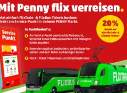 Penny: Flixbus-Tickets mit 20 Prozent Rabatt