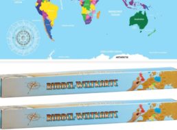 Ebay: Doppelpack Rubbel-Weltkarten für 14,99 Euro