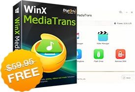 Gratis: "WinX MediaTrans" zum kostenlosen Download