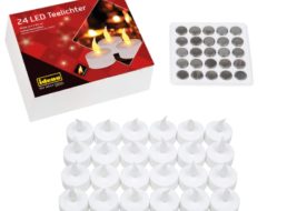 Amazon: 24er-Pack LED-Teelichter mit Batterien für 9,99 Euro