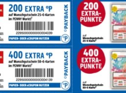 Penny: 8 Prozent Rabatt bei Amazon & Co. via Payback