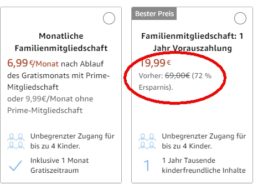 Amazon Kids: Jahresmitgliedschaft für 19,99 statt 69 Euro