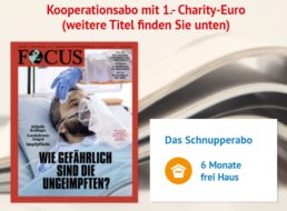 Focus: 26 Hefte im Halbjahresabo für 1 Euro frei Haus