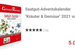 Weltbild: Saatgut-Adventskalender von Gärtner Pötschke für 5 Euro frei Haus