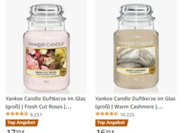 Amazon: Duftkerzen von “Yankee Candle” ab 16,99 Euro