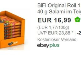 Ebay: “BiFi Roll” im Großpack für 16,99 Euro