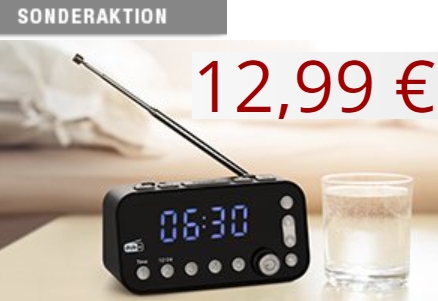 Druckerzubehoer.de: DAB-Radiowecker für 12,99 Euro