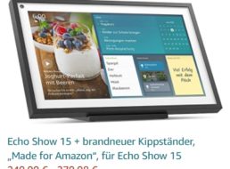 Amazon: Echo Show 15 mit Wandmontage für 249,99 Euro