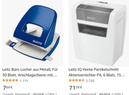 Amazon: Leitz-Artikel fürs Büro mit Rabatt