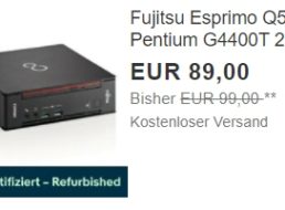 Ebay: Mini-PC “Fujitsu Esprimo Q556” als B-Ware für 89 Euro