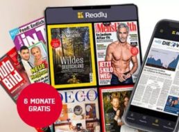 Gratis: Sechs Monate Zeitschriftenflat “Readly” zum Nulltarif