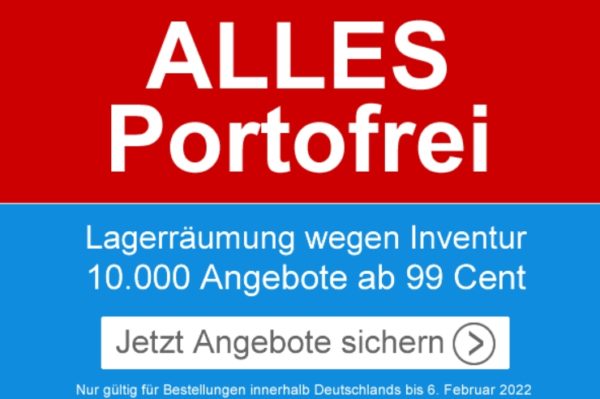 Terrashop: Gratis-Versand ohne Mindestbestellwert, Bücher ab 99 Cent