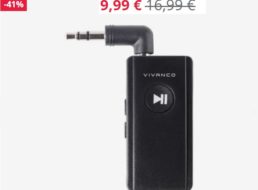 Vivanco: Bluetooth-Adapter mit Klinkenstecker für 9,99 Euro