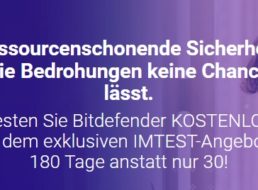 Gratis: Sechs Monate “Bitdefender Total Security” zum Nulltarif