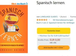 Gratis: eBook “Spanisch lernen” via Amzon für 0 statt 11,99 Euro