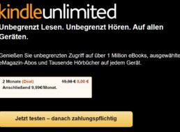 Gratis: Kindle Unlimited für zwei Monate zum Nulltarif