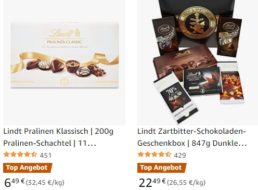 Lindt: Valentinstags-Spezial bei Amazon mit Pralinen ab 4,39 Euro