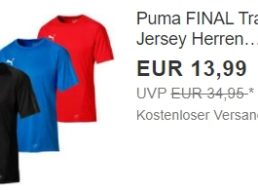 Puma: Funktionsshirt via Ebay für 13,99 Euro frei Haus