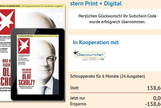 Letzte Chance: 26 Zeitschriften zum Nulltarif mit Gutscheincode