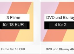 Amazon: Vier Blu-rays / Filmboxen nach Wahl zum Preis von zwei