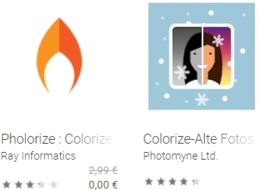 Gratis: App “Pholorize” zum Kolorieren alter Schwarzweiß-Bilder