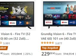 Amazon: Full-HD-TV “Grundig Vision 6” mit Fire-TV für 175,77 Euro