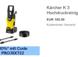 Kärcher: Hochdruckreiniger K3 via Ebay für 94,95 Euro frei Haus