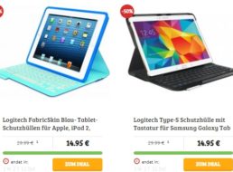 Dealclub: Logitech-Schutzhülle mit Tastatur für 14,95 Euro