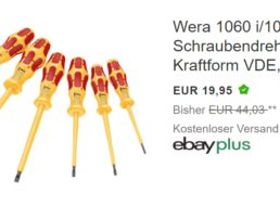 Ebay: Wera-Schraubendrehersatz für 19,95 Euro frei Haus