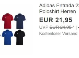 Ebay: Atmungsaktives Adidas-Poloshirt für 21,95 Euro frei Haus