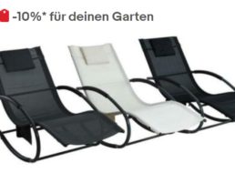 Ebay: Relaxliege mit Gutschein-Rabatt für 44,95 Euro