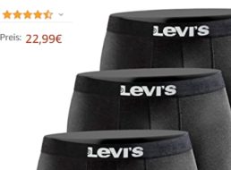 Levi’s: Dreierpack Boxershorts für 22,99 Euro