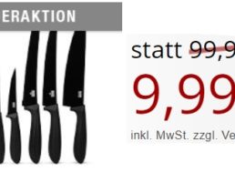 Druckerzubehoer: Messerset “Kuhn Rikon Colori V” für 9,99 Euro