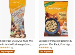 Amazon: Seeberger-Sale mit Nüssen und Trockenfrüchten ab 5,99 Euro