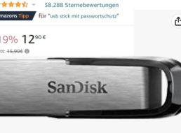 Amazon: Sandisk USB-Stick mit 128 GByte für 12,90 Euro